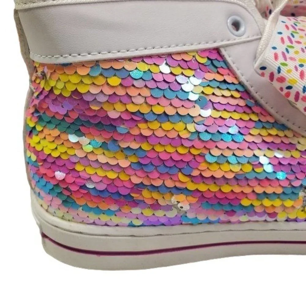 JoJo Siwa Shoes JoJo Siwa High Top Shoes Sequence Shoes Childrens Shoes - Picture 8 of 10